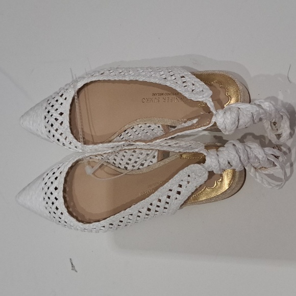 Antonio Melani x Jennifer Sumko Newport Woven Lace-Up Dress Flats - Picture 6 of 7